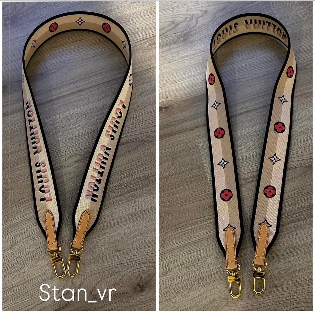 Originele Louis Vuitton Schouderband 107cm, Ophalen of Verzenden, Zo goed als nieuw, Beige, Overige typen