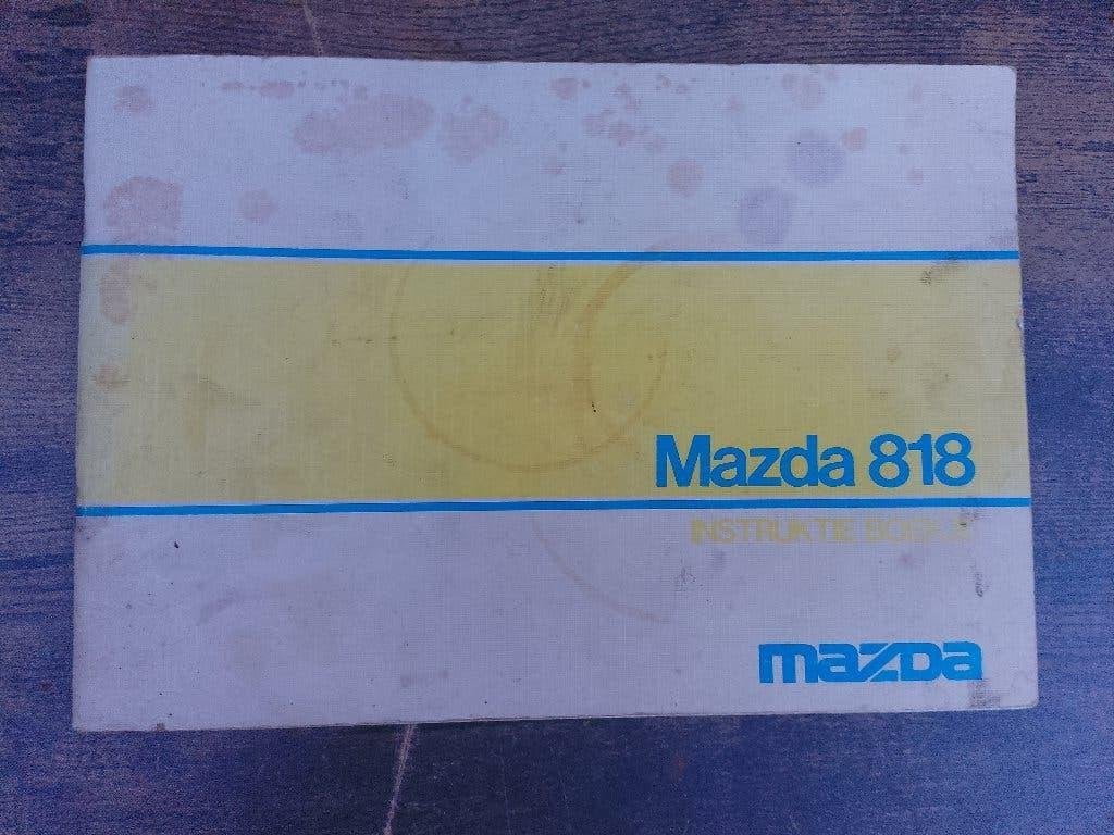 Instructieboekje / handleiding Mazda 818, Ophalen of Verzenden