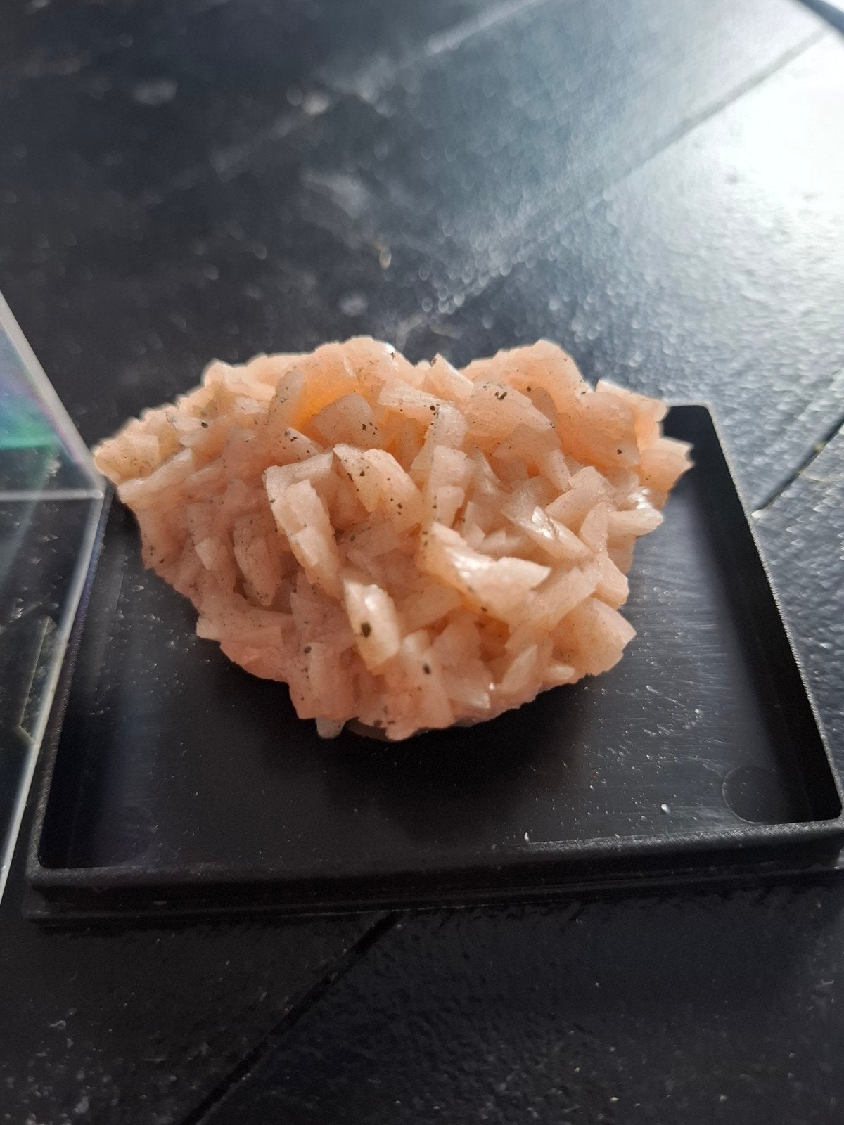 Chalcopyriet op dolomiet – Arkansas USA – oud mineraal speci, Verzamelen, Ophalen of Verzenden
