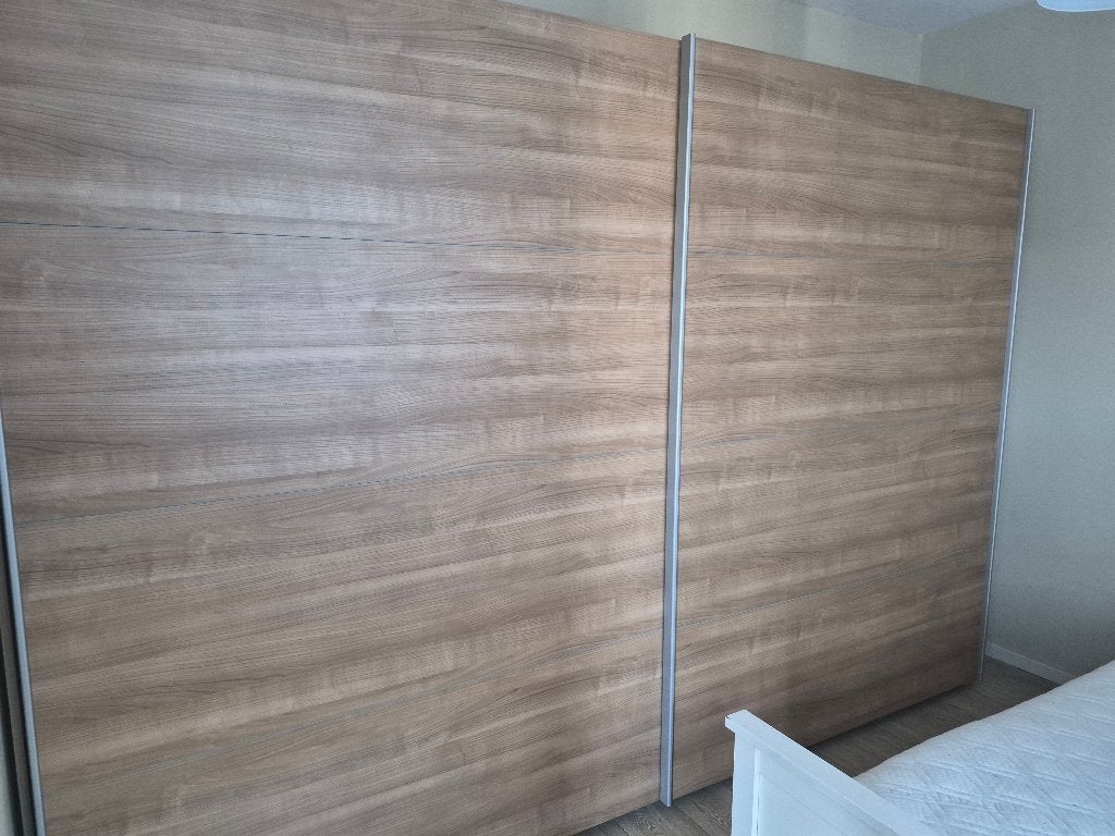 Grote kledingkast met schuifdeuren, Ophalen, Gebruikt, 200 cm of meer, 200 cm of meer