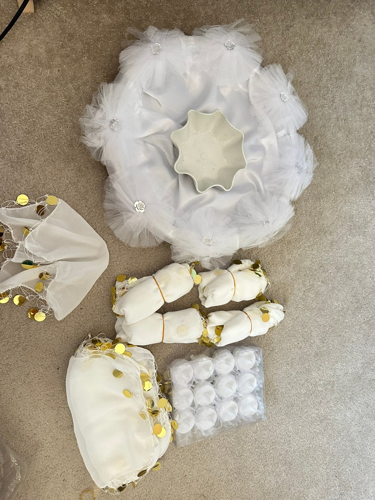 Henna feest decoratie, Ophalen of Verzenden, Nieuw, Wit, Overige materialen