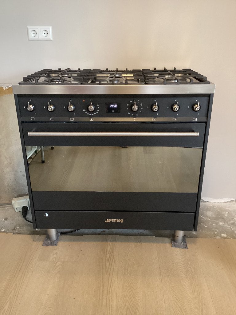 Oven met gasforhuis Smeg, Witgoed en Apparatuur, Ovens, Ophalen, Gebruikt, Smeg, Hete lucht
