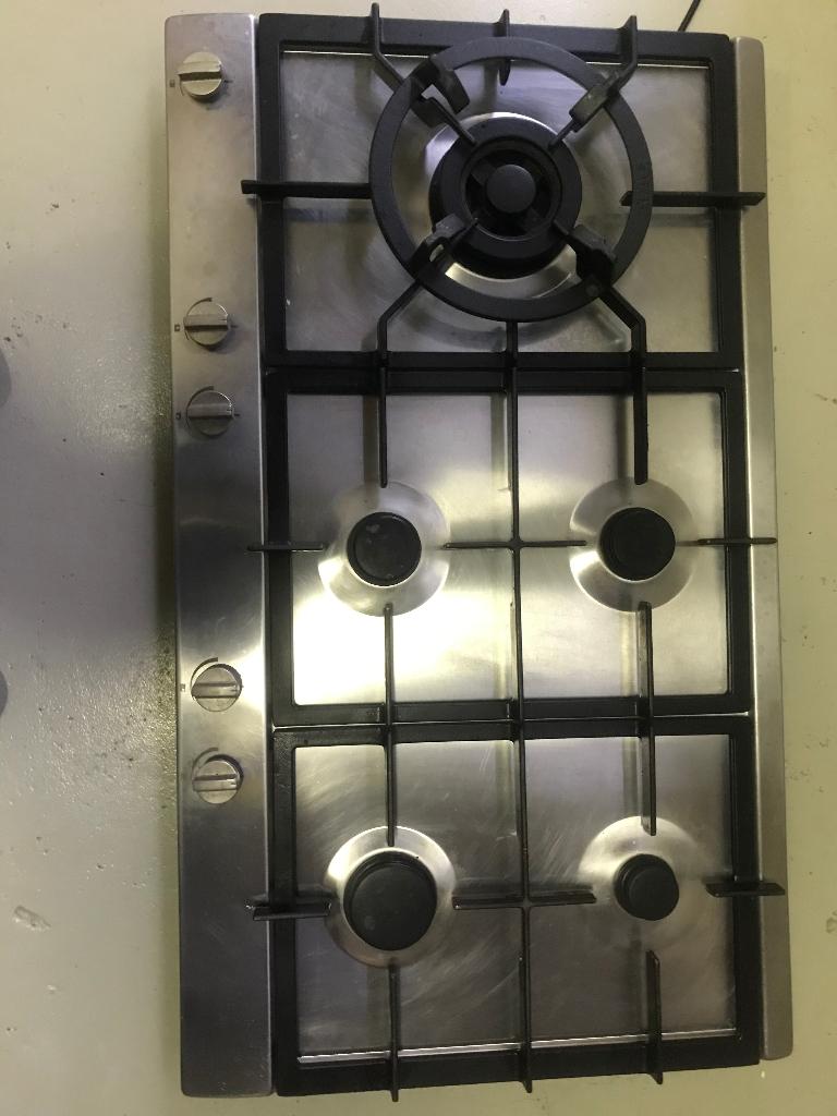 kookplaat gas, Ophalen, Gebruikt, Inbouw, Gas