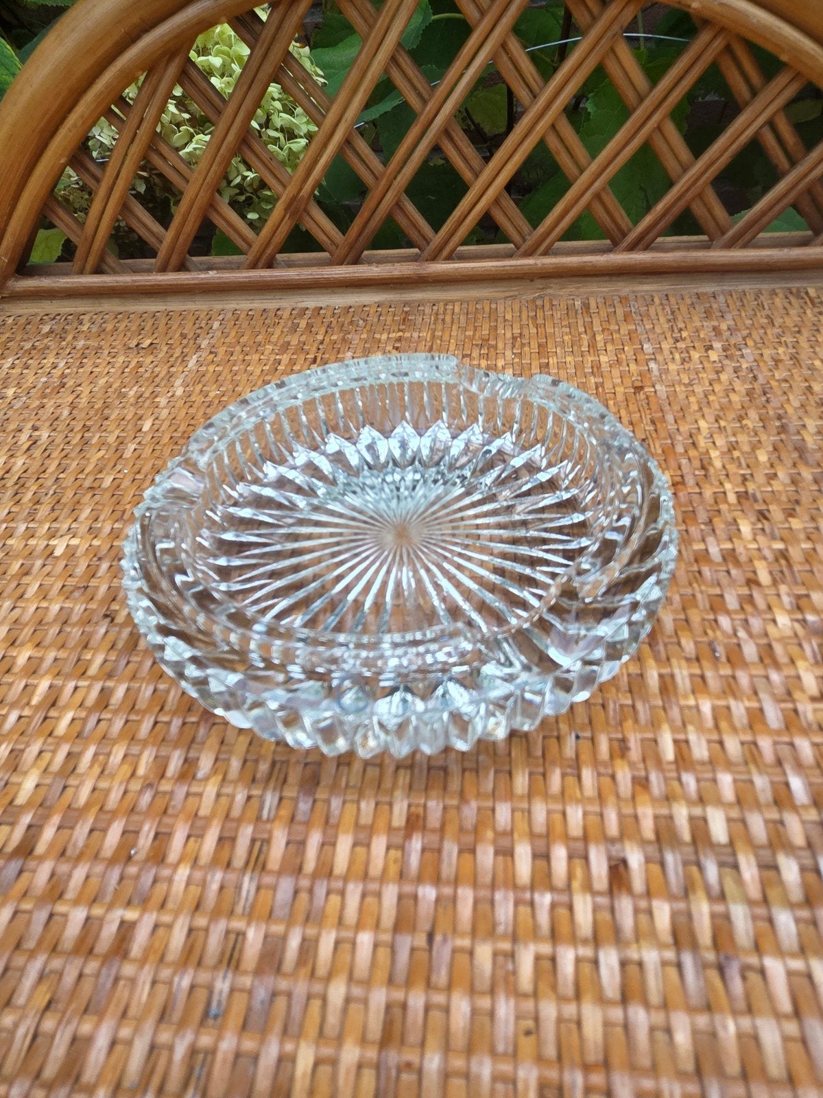Vintage Kristallen Asbak - Elegant en Tijdloos Design, Ophalen of Verzenden