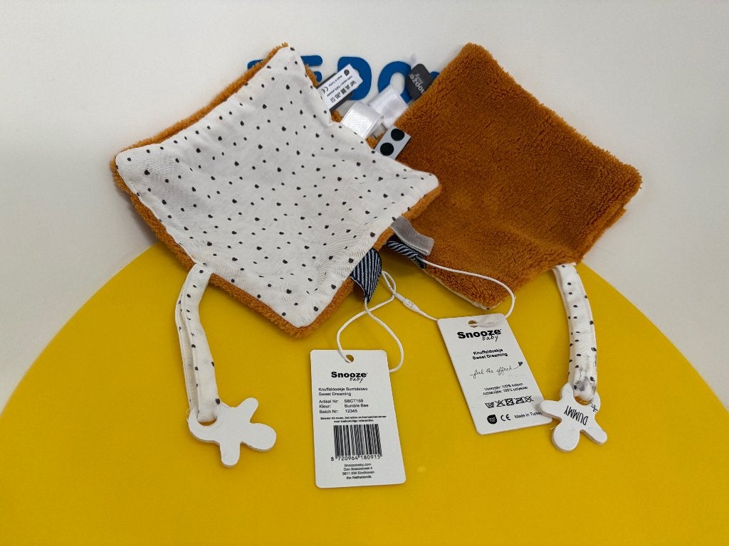 K2958 snoozebaby snooze baby doekje bruin nieuw!, Ophalen of Verzenden, Nieuw, Overige typen
