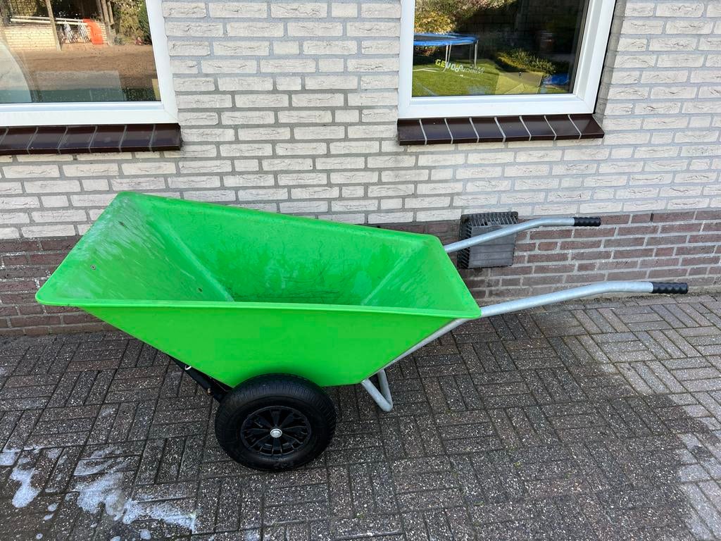 Groene chuko kruiwagen - Handig voor tuin en klus, Ophalen, Gebruikt, Handmatig, Eenwielig