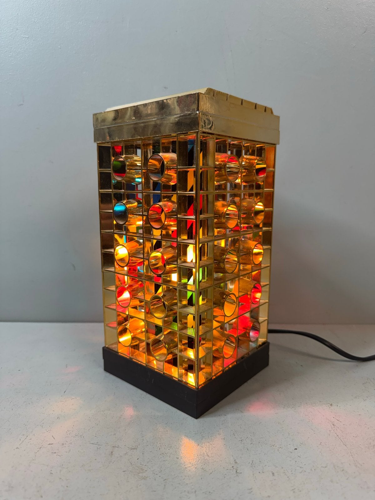 Vintage Jaren 70 Disco Lamp - Prachtig Kleurenspektakel, Ophalen of Verzenden