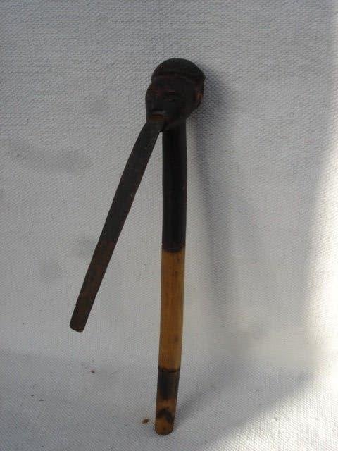 Afrikaanse kunst oude axe YaKa / Luba Congo, 43 cm, Handgemaakt, Natuurlijk materiaal, Afrika
