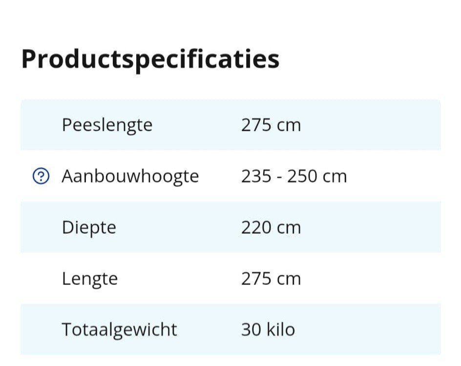 4 seizoenen voortent Mont Blanc 4, Tickets en Kaartjes, Kortingen en Cadeaubonnen, Drie personen of meer, Overige soorten