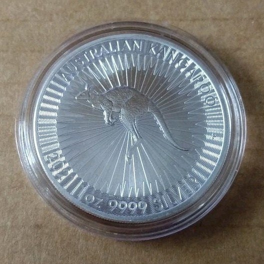 1 oz Zilver Perth Mint Kangaroo van 2021 uit Australië, Ophalen of Verzenden, Zilver