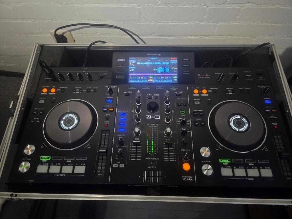 Pioneer XDJ RX + Decksaver + Flightcase + Monitor, Ophalen, Gebruikt, Dj-set, Pioneer
