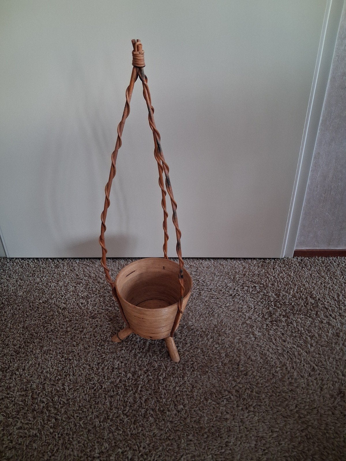 bamboe plantenstandaard, Ophalen of Verzenden, Rond, Overige materialen, Minder dan 40 cm