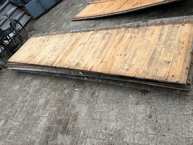 Houten schotten vuren hout, Tuin en Terras, Ophalen, Minder dan 3 meter, Hout, 1 tot 2 meter