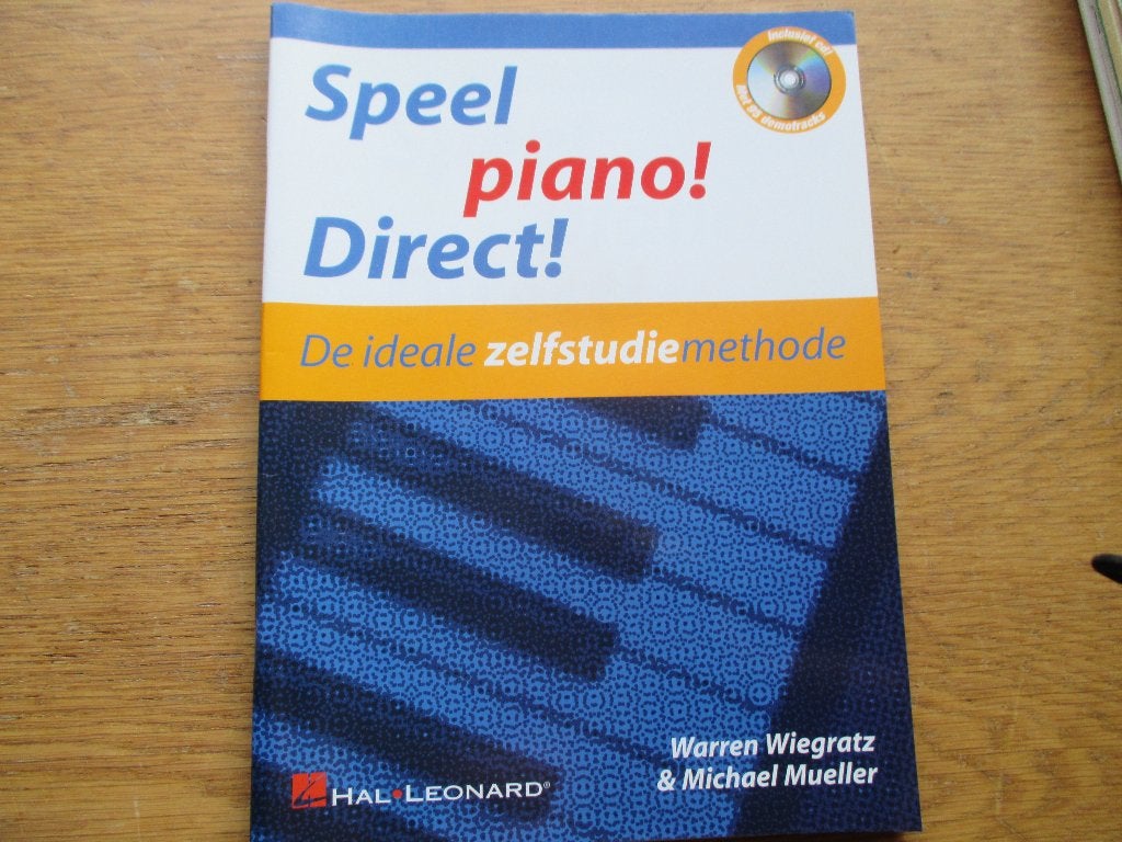 Speel piano ! Direct ! - Zelfstudie methode + cd, Ophalen of Verzenden, Zo goed als nieuw, Les of Cursus, Piano