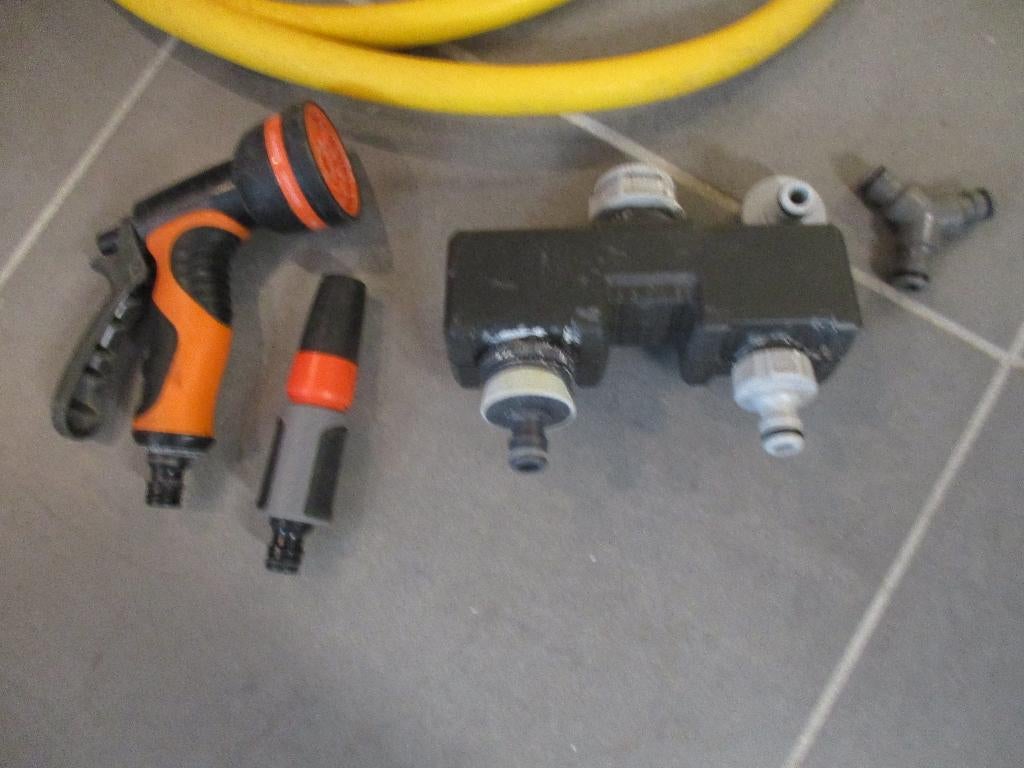 waterverdeler en buitendouche, Tuin en Terras, Buitenkranen, Ophalen, Gebruikt