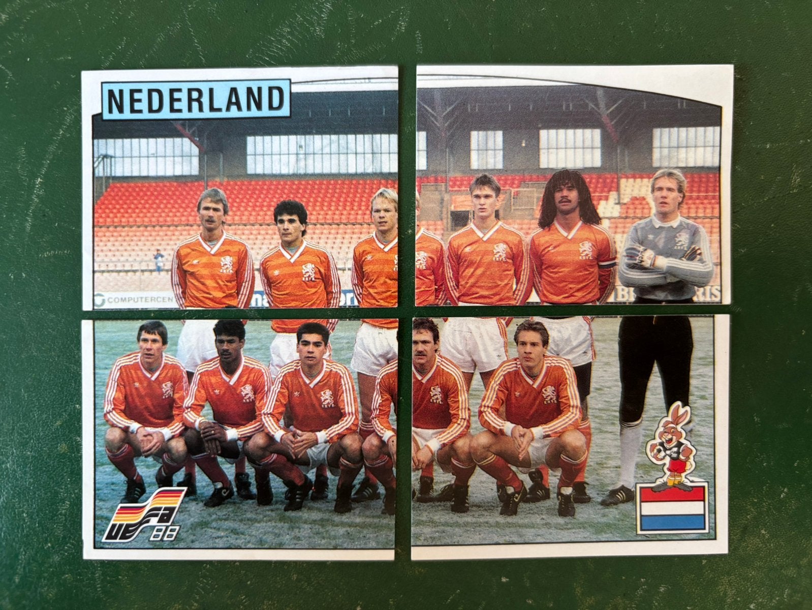 4 panini plaatjes Nederland EK 88, Ophalen of Verzenden, Zo goed als nieuw