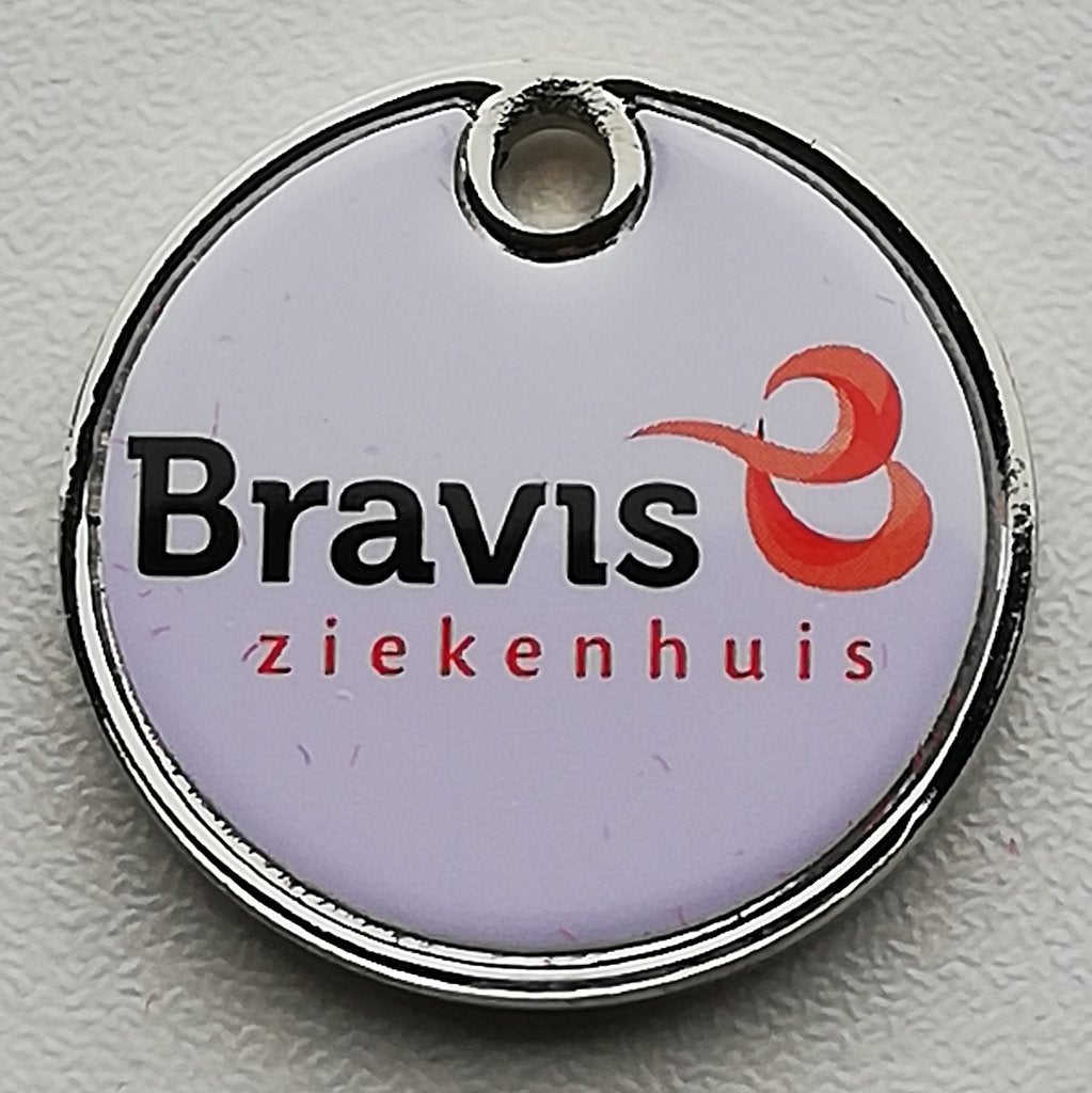 Winkelwagenmunt Bravis Ziekenhuis Gemeente Bergen op Zoom, Ophalen of Verzenden