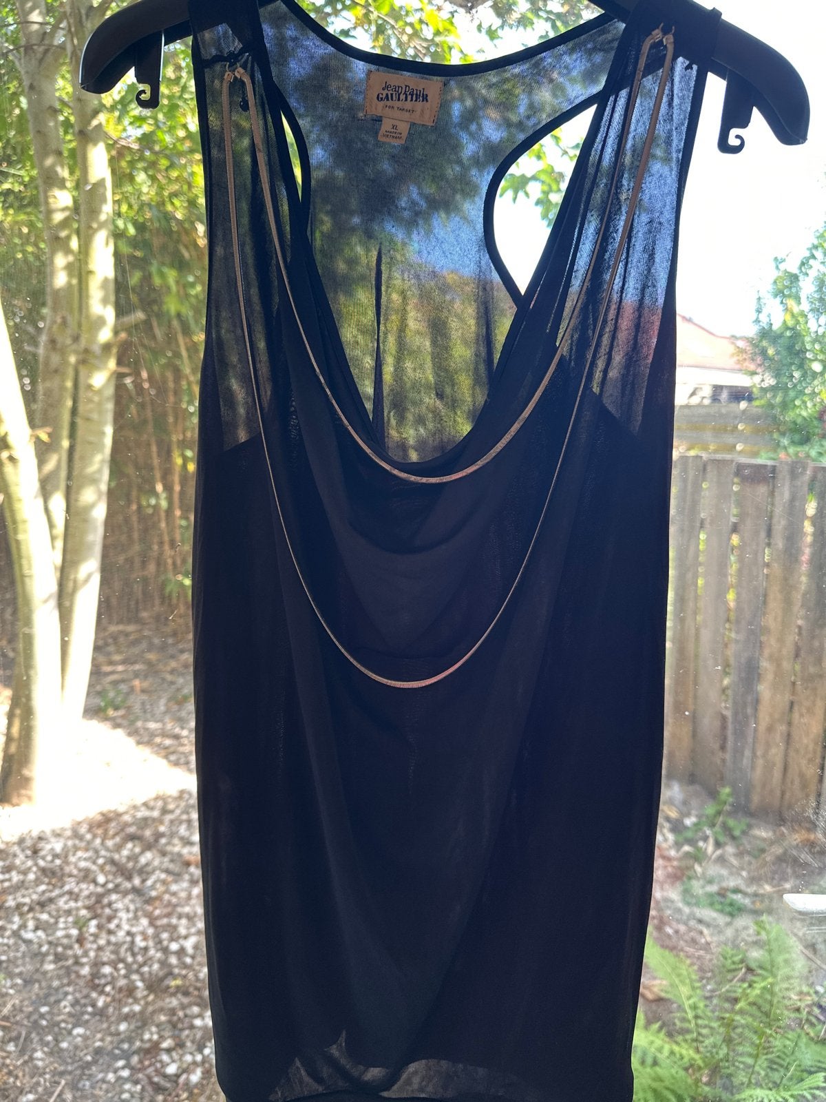 Jean Paul Gaultier voor Target Zwarte Top XL, Kleding | Dames, Zwart, Maat 46/48 (XL) of groter, Ophalen of Verzenden, Zo goed als nieuw