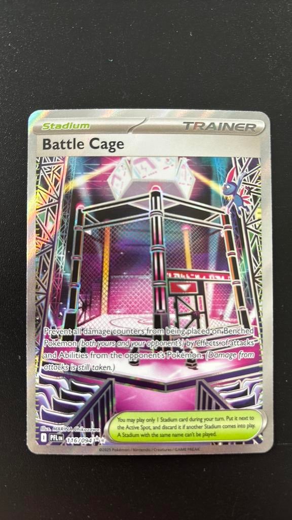 Battle Cage 116/094 Phantasmal Flames, Ophalen of Verzenden, Nieuw