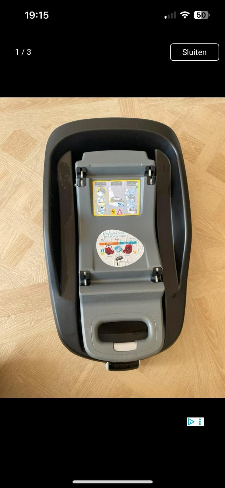 Familyfix (isofix), Kinderen en Baby's, Autostoeltjes, Ophalen, Zo goed als nieuw, Maxi-Cosi, Isofix
