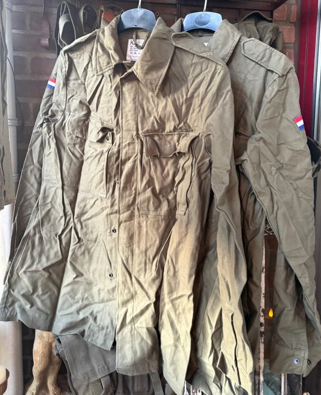 Plunjebaal plunjezak met inhoud jaren 80, Ophalen, Landmacht, Nederland, Kleding of Schoenen