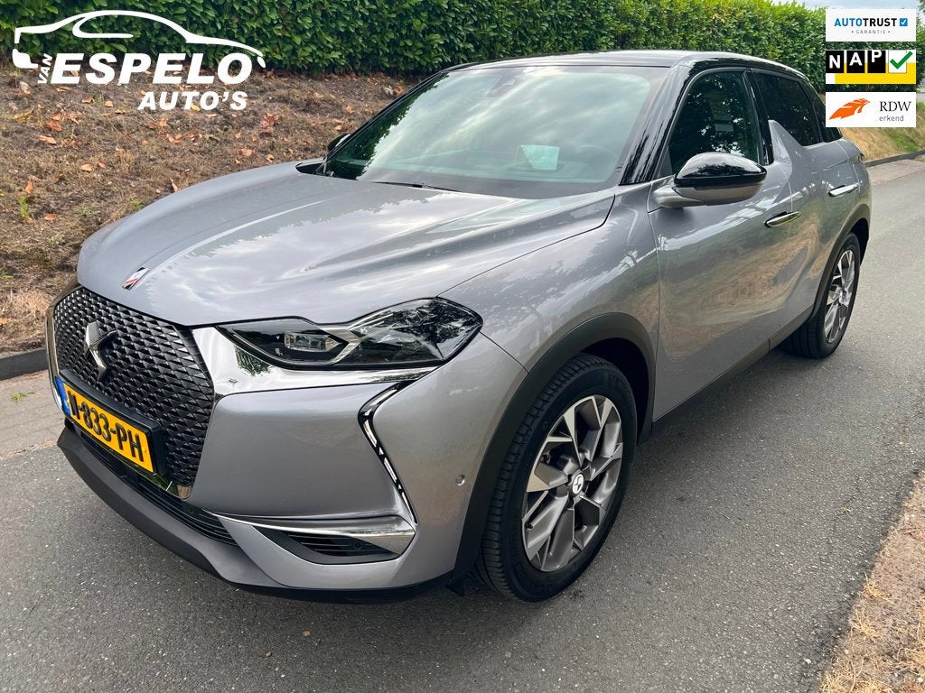 DS 3 Crossback E-Tense Rivoli 50 kWh, 94,3 SOH, Leder verwar, Auto's, 136 pk, Gebruikt, Zwart, 1498 kg