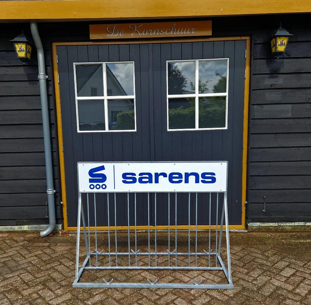fietsenrek met reclame? Doe net als Sarens, Ophalen, Nieuw
