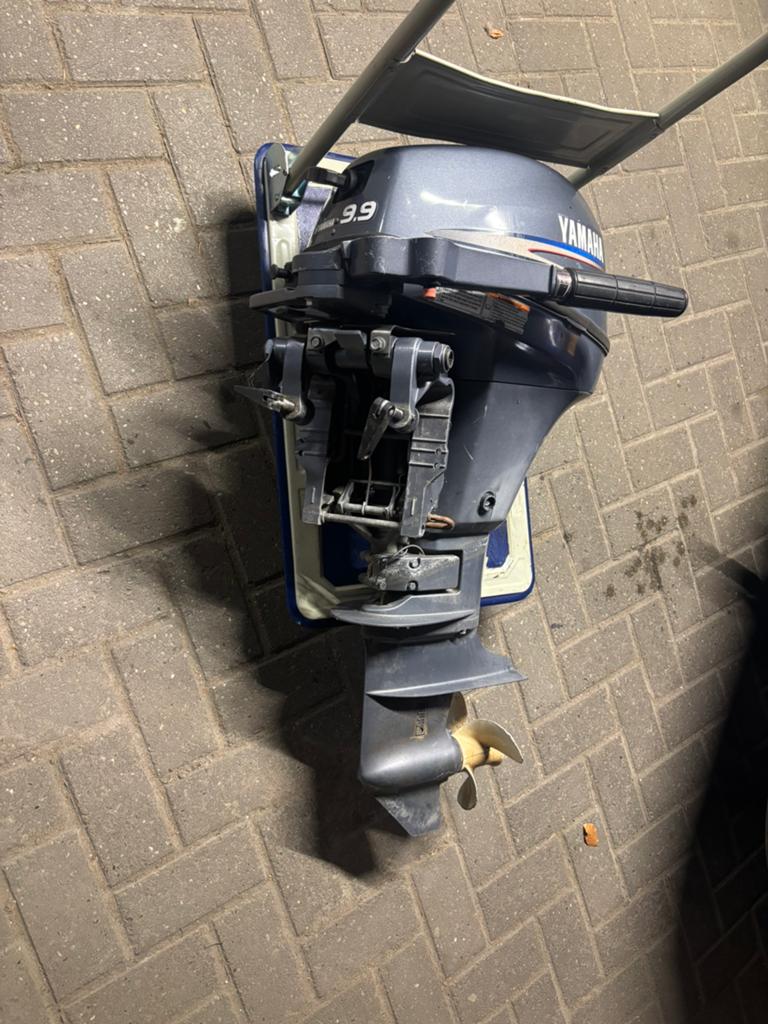 9.9 pk 4-takt Yamaha buitenboordmotor, Watersport en Boten, Buiten- en Binnenboordmotoren, Ophalen, 5 tot 10 pk, Viertaktmotor