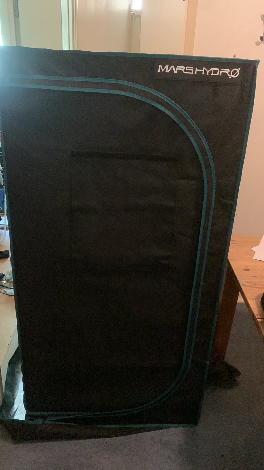 Binnen kweekkas systeem, Ophalen, Glas, Zo goed als nieuw, Aluminium