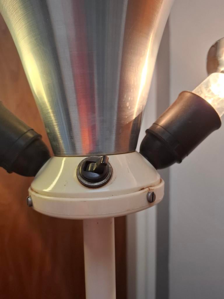 Gispen vloerlamp. Vintage design., Ophalen, Metaal, 150 tot 200 cm, Gebruikt