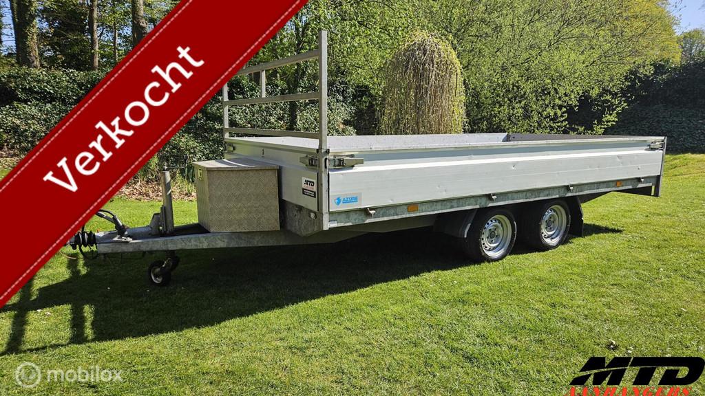 Hapert Azure multitransporter plateauwagen met hoge borden, Gebruikt