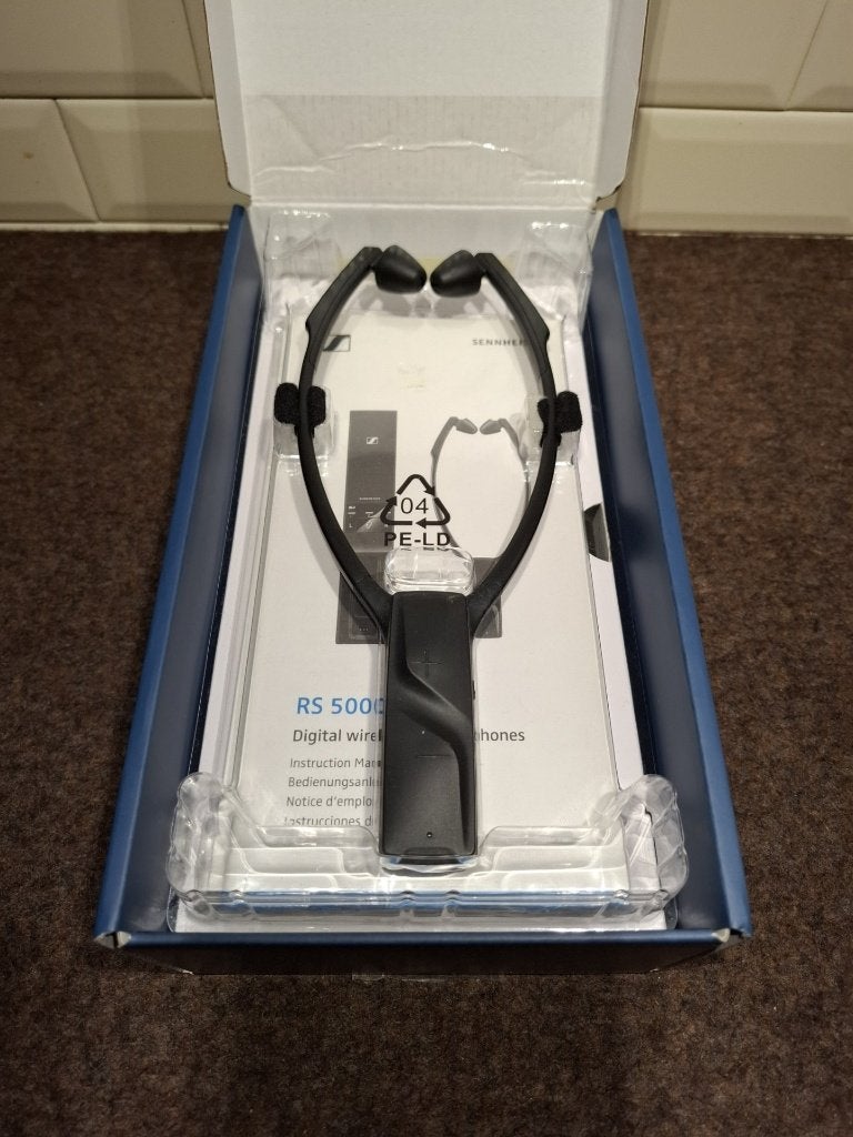 Sennheiser RS500- televisie luisteren voor slechthorenden, Sennheiser, Draadloos, Ophalen of Verzenden, Zo goed als nieuw