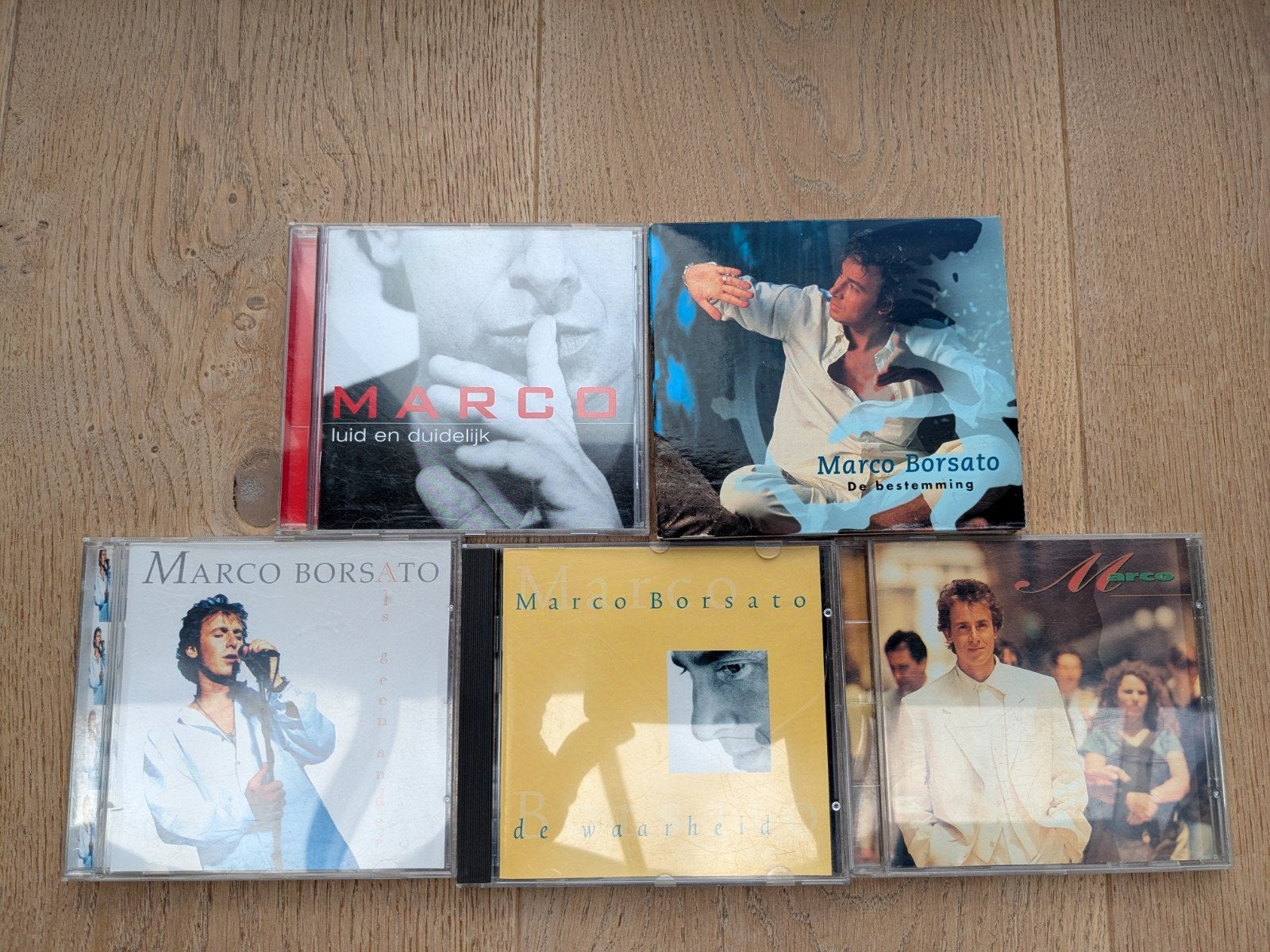 5 Albums Marco Borsato - cd collectie, Ophalen of Verzenden, Gebruikt, Europees