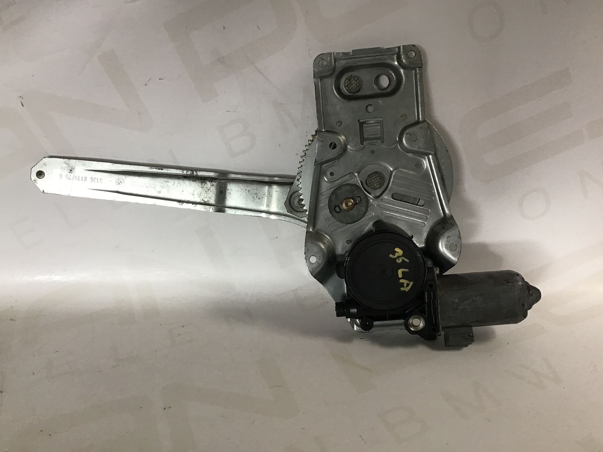 Raammechanisme linksachter BMW E36 51358119775, Gebruikt, -, -, Ophalen of Verzenden