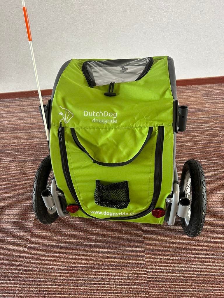 Te koop: Hondenkar merk Doggyride fietskar Mini 20 Groen, Dieren en Toebehoren, Ophalen, Zo goed als nieuw