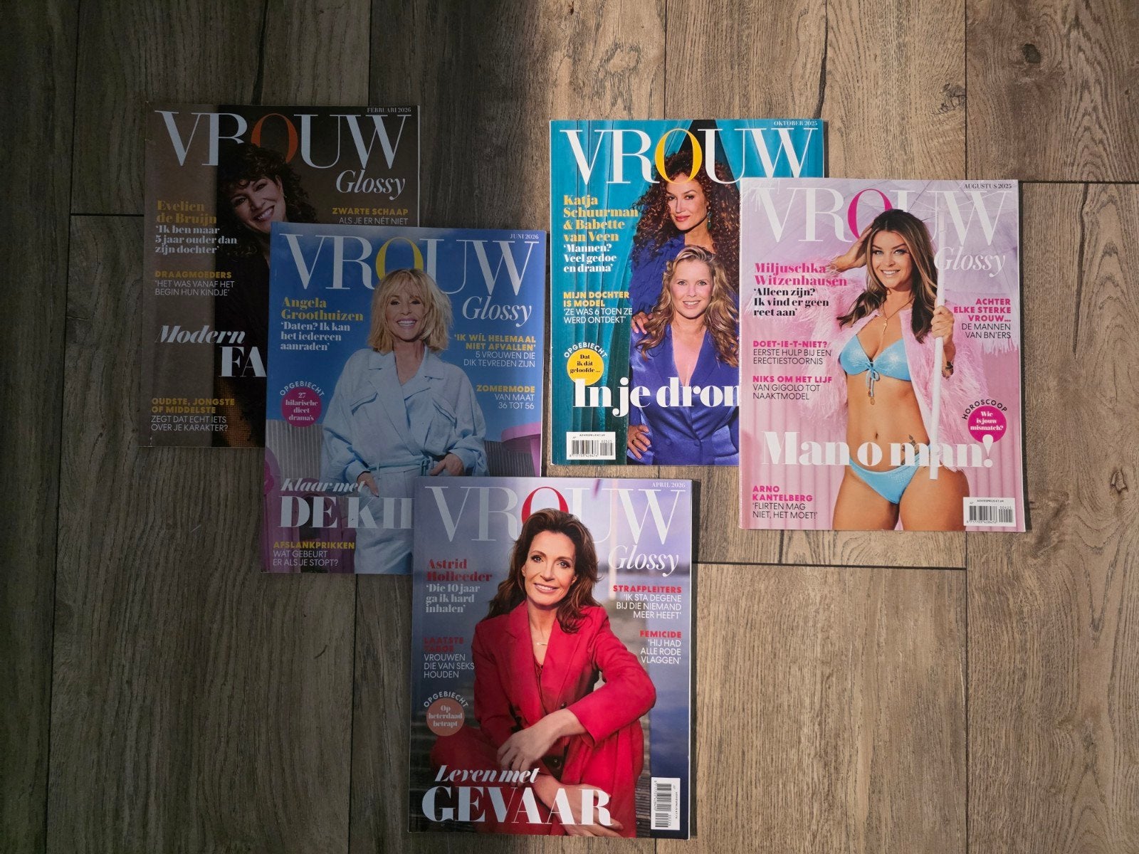 VROUW Glossy Tijdschriften - Diverse edities, Ophalen of Verzenden, Gelezen, Glossy