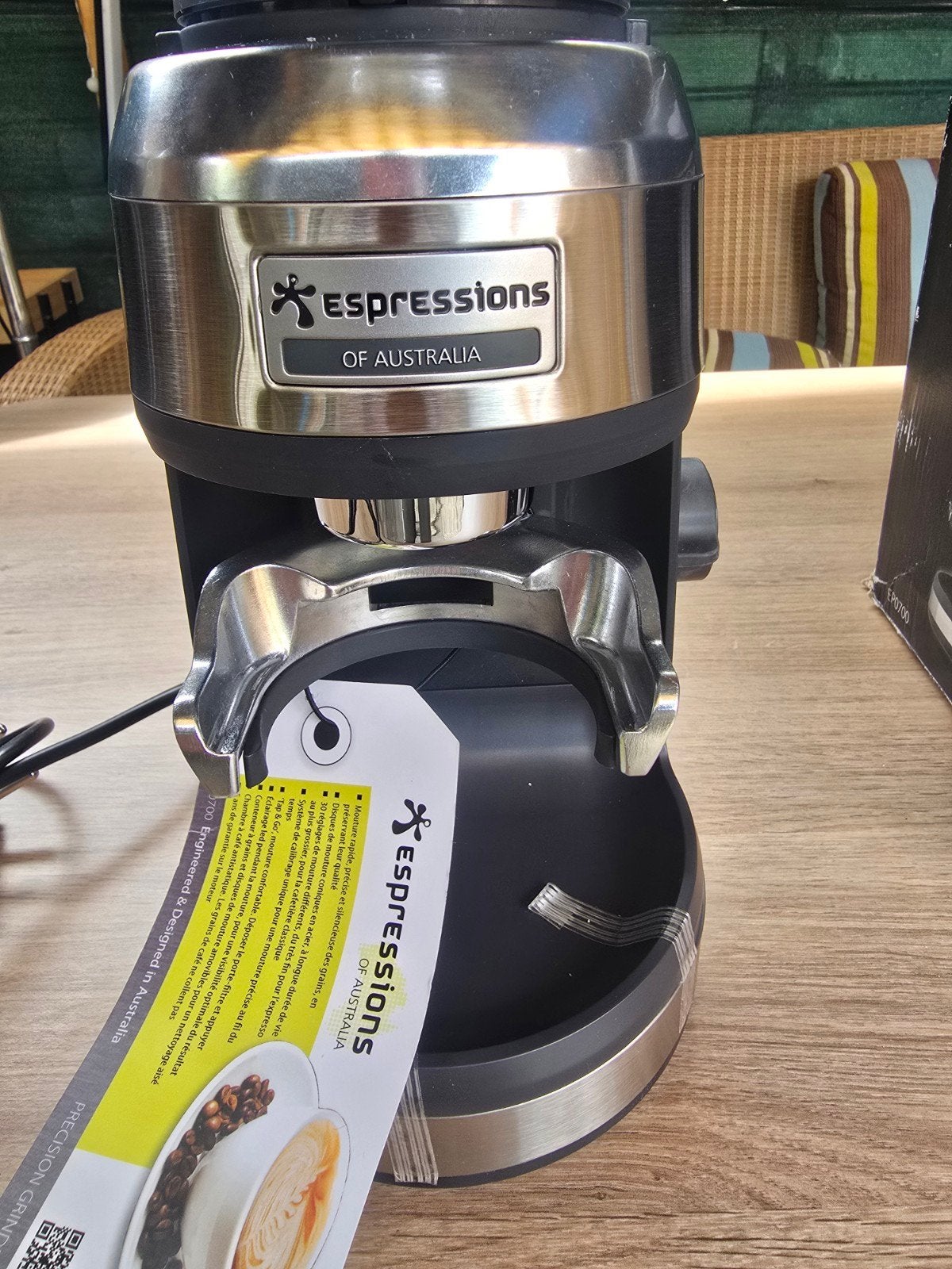 Espressions Precision Grinder EP0700 Koffiemolen, Ophalen of Verzenden, Zo goed als nieuw