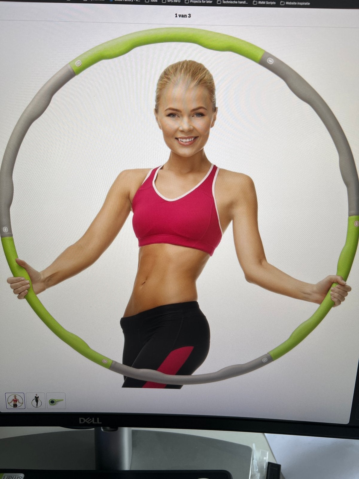 Weight Hoop Original Fitness Hoelahoep, Ophalen of Verzenden, Met gewicht, Zo goed als nieuw, Fitness hoelahoep