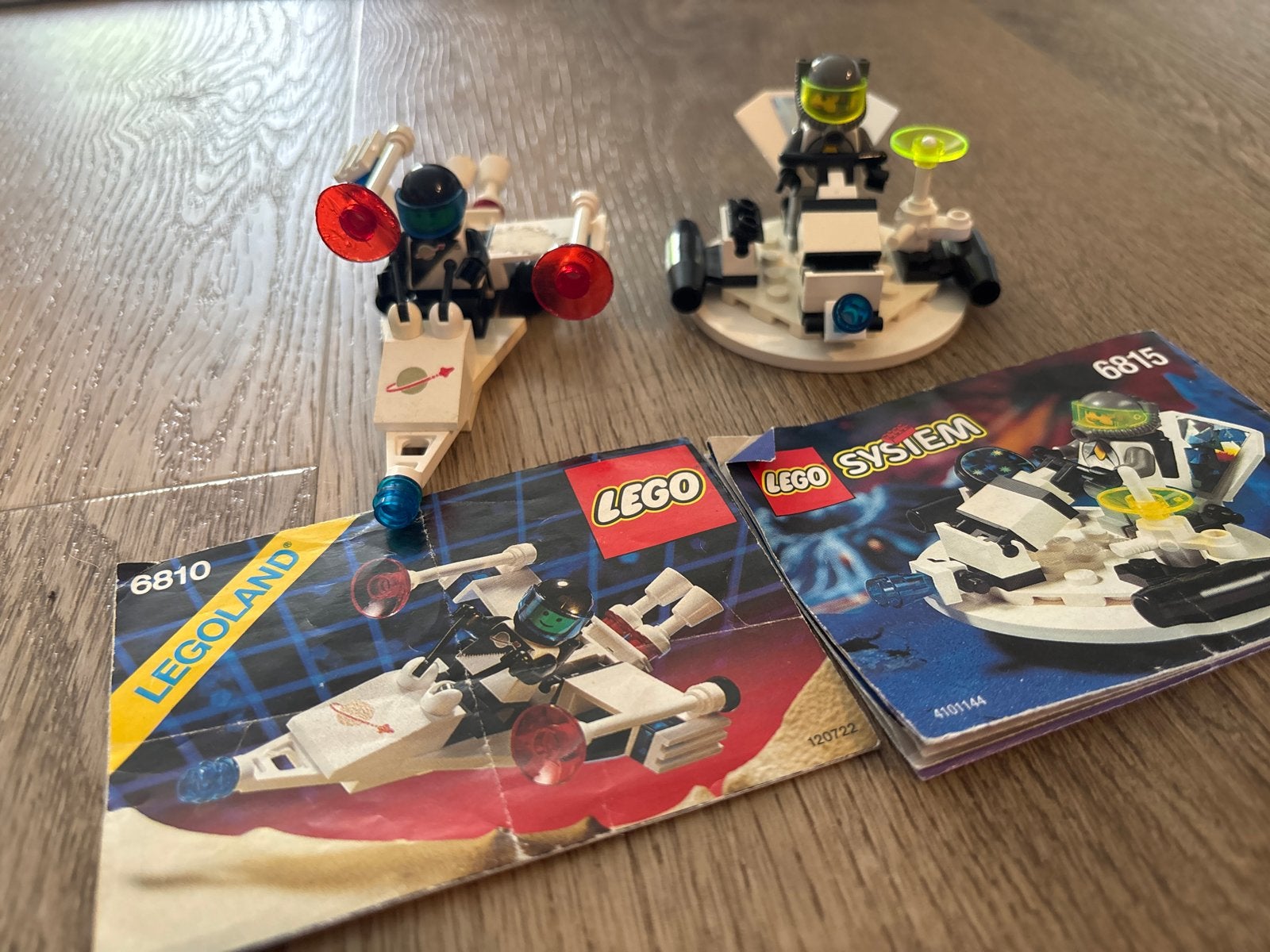 Vintage LEGO Space sets 6810 en 6815 met boekjes, Ophalen, Gebruikt, Overige merken