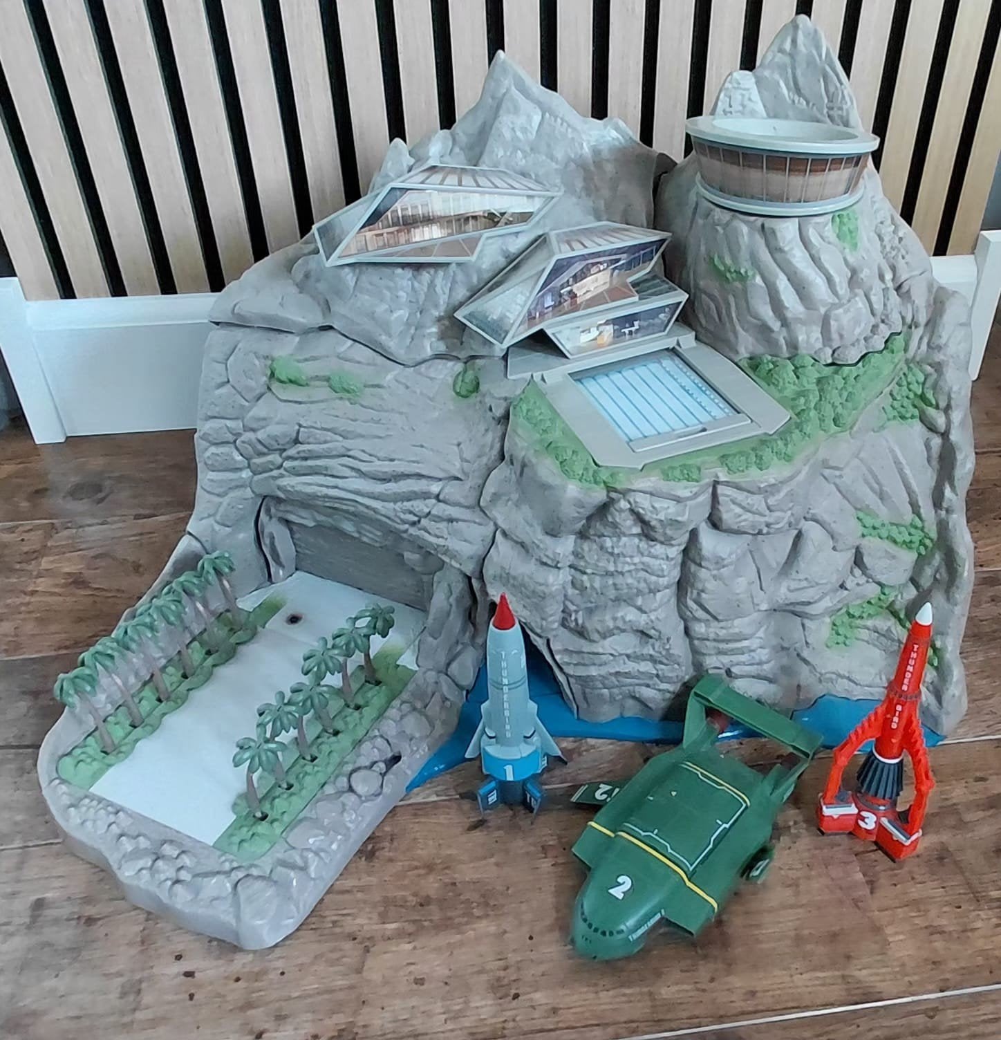 Thunderbirds Tracy Island Speelset met Voertuigen, Ophalen, Gebruikt