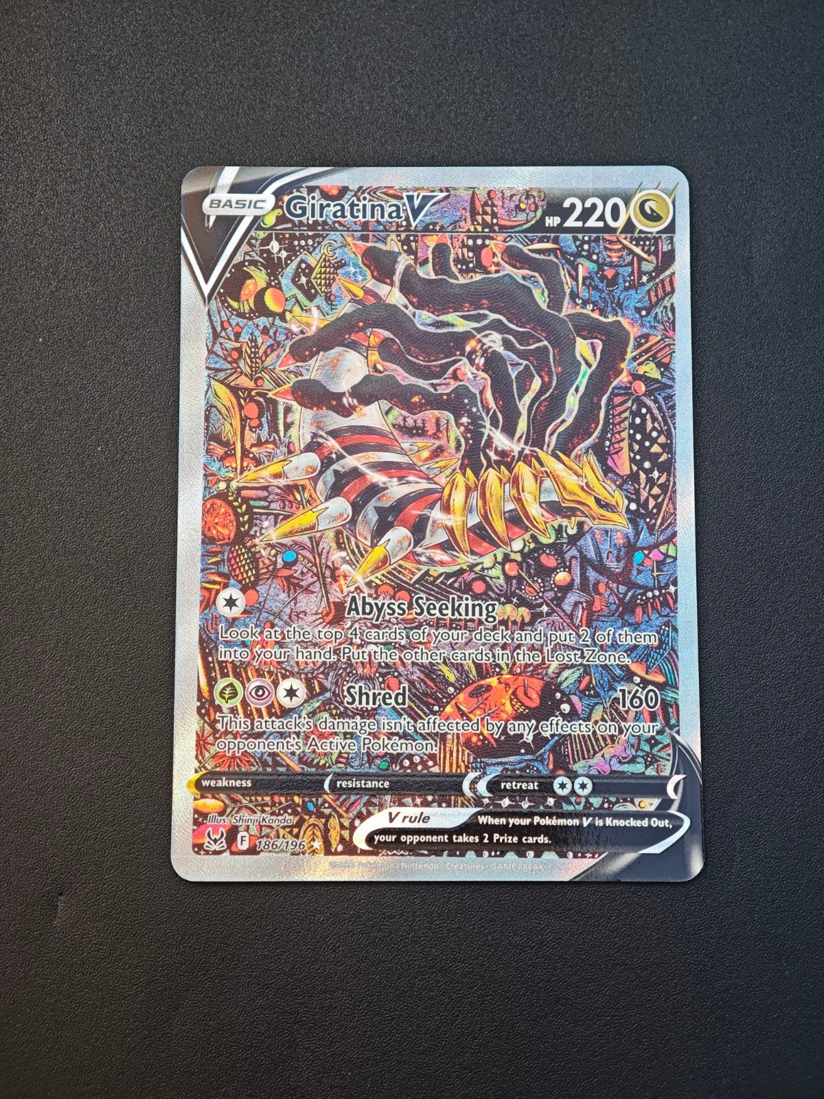 Giratina V (186) lost origin, Ophalen of Verzenden, Zo goed als nieuw, Losse kaart