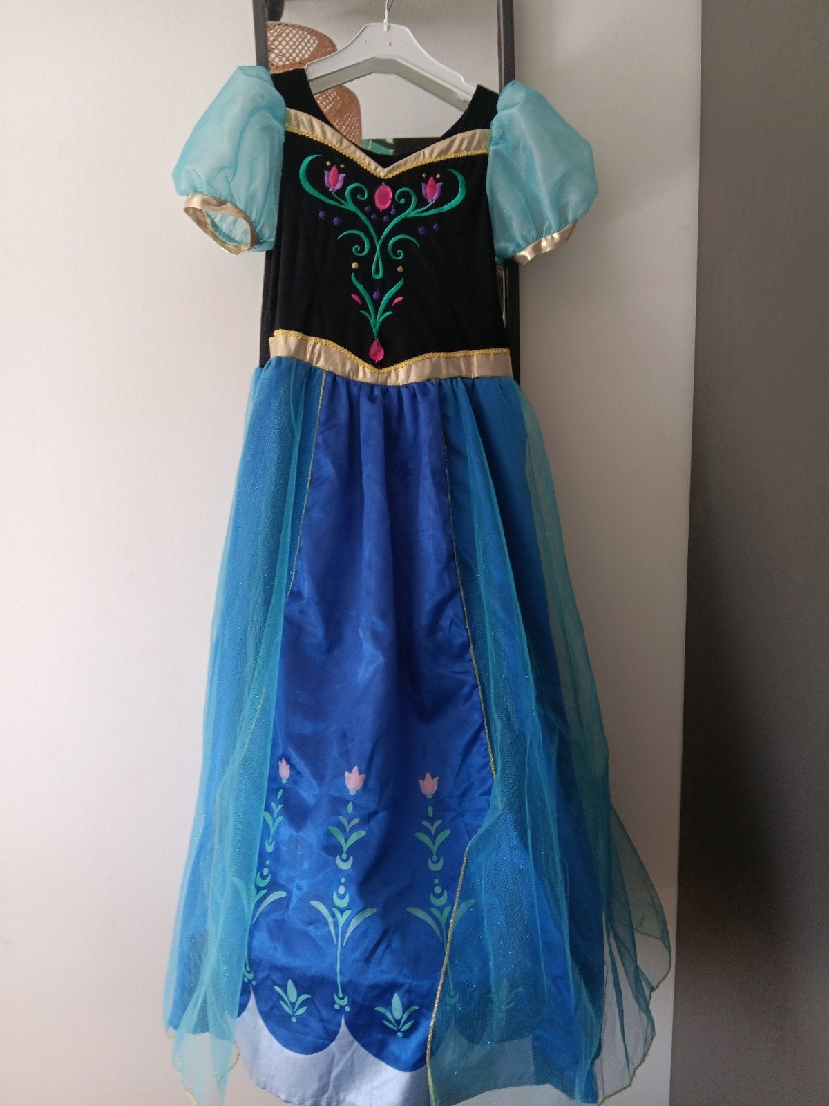 Disney Frozen Anna jurk - Maat 10 jaar, Kinderen en Baby's, Carnavalskleding en Verkleedspullen, Ophalen of Verzenden, Zo goed als nieuw