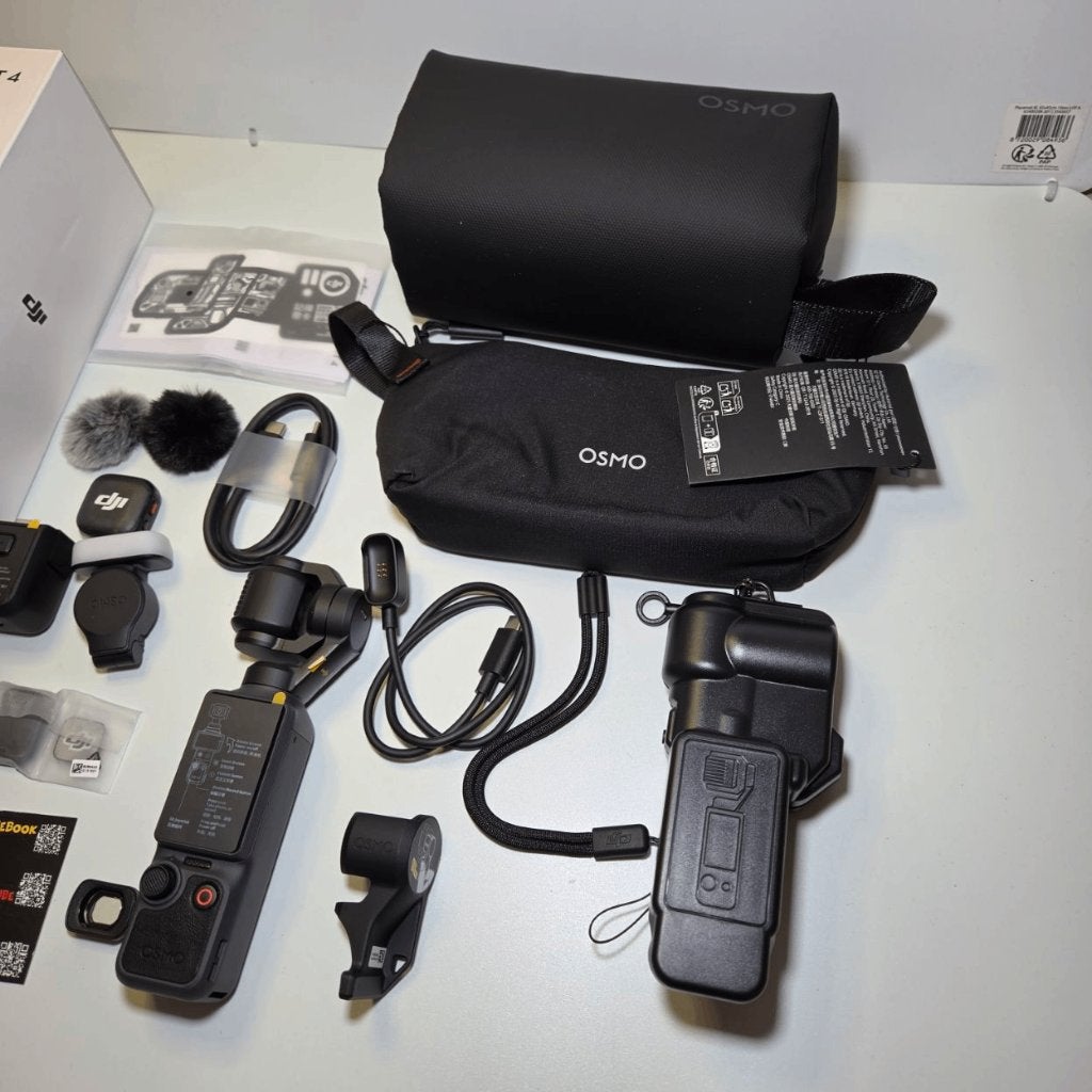 DJI Osmo Pocket 4 Creator Combo + Protective Case, Audio, Tv en Foto, Overige merken, Overige soorten, Zo goed als nieuw, Camera