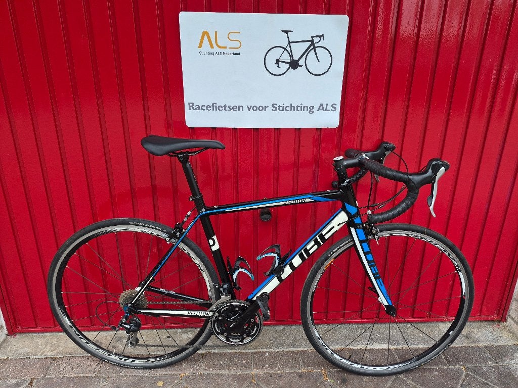 Cube Peloton Alu/Carbon Dames Racefiets - Shimano 105/Tiagra, 28 inch, 2ehandsracefietsen.nl, Velgrem, 2907EC