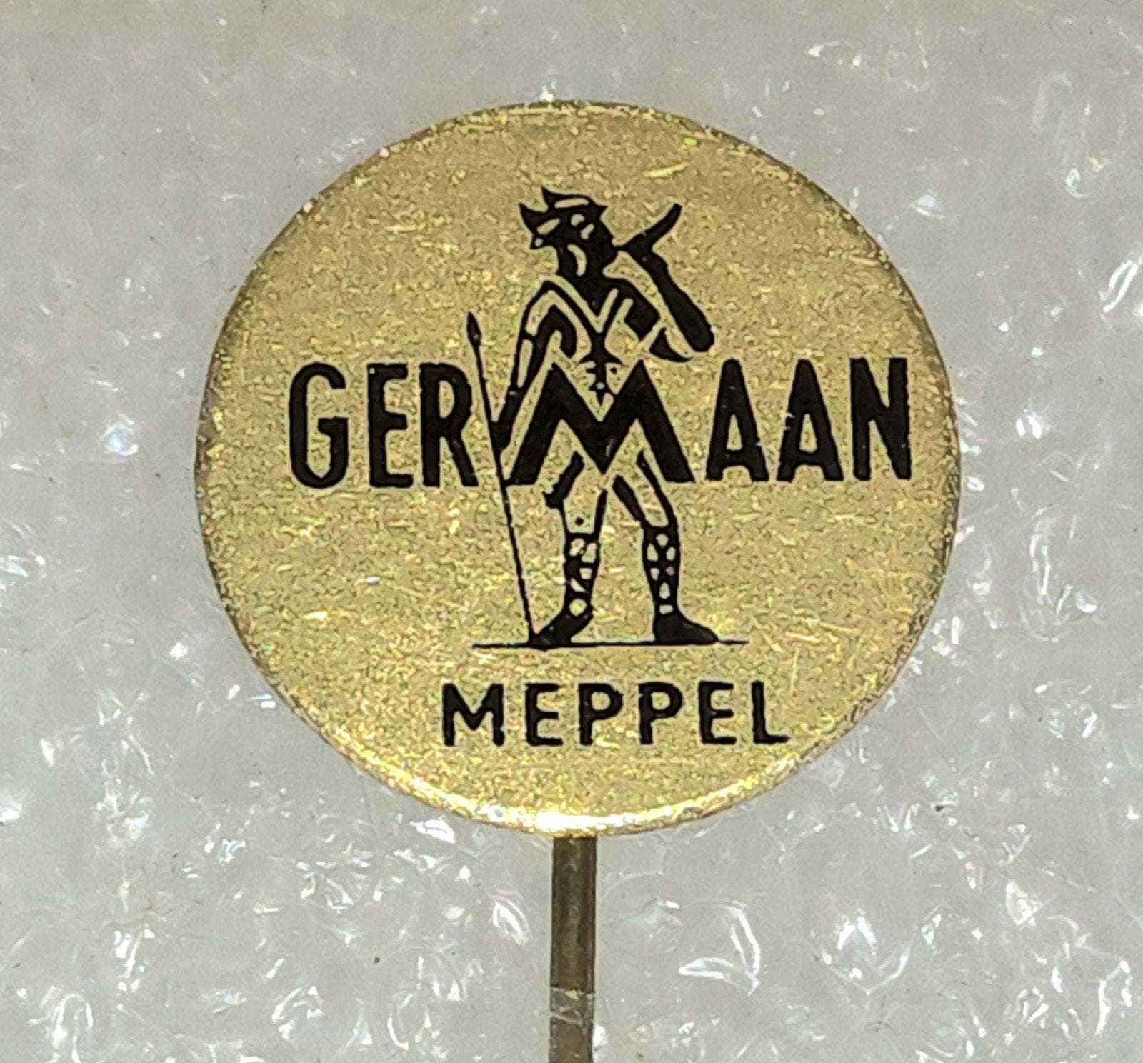 Vintage Speldje Germaan Rijwielen Meppel, Ophalen of Verzenden, Gebruikt, Merk, Speldje of Pin