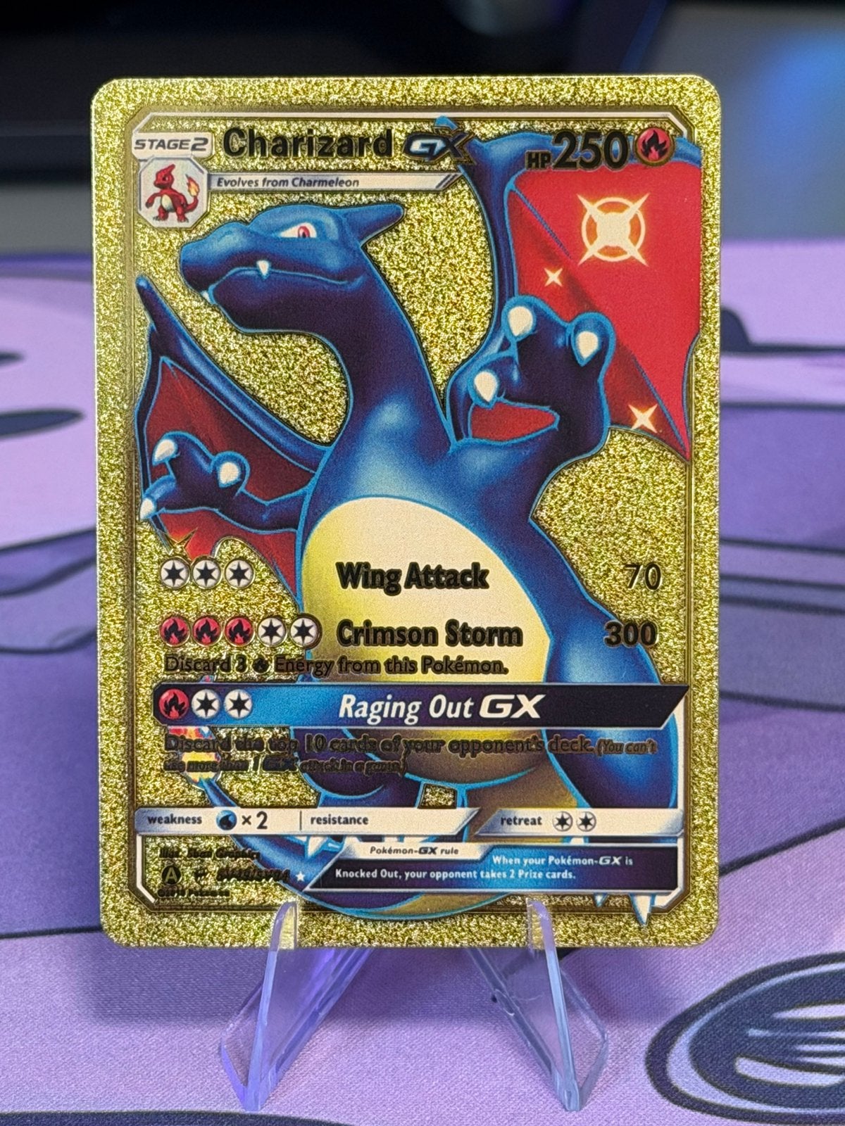Charizard GX SV49/SV94 Gouden pokemon kaart, Ophalen, Zo goed als nieuw