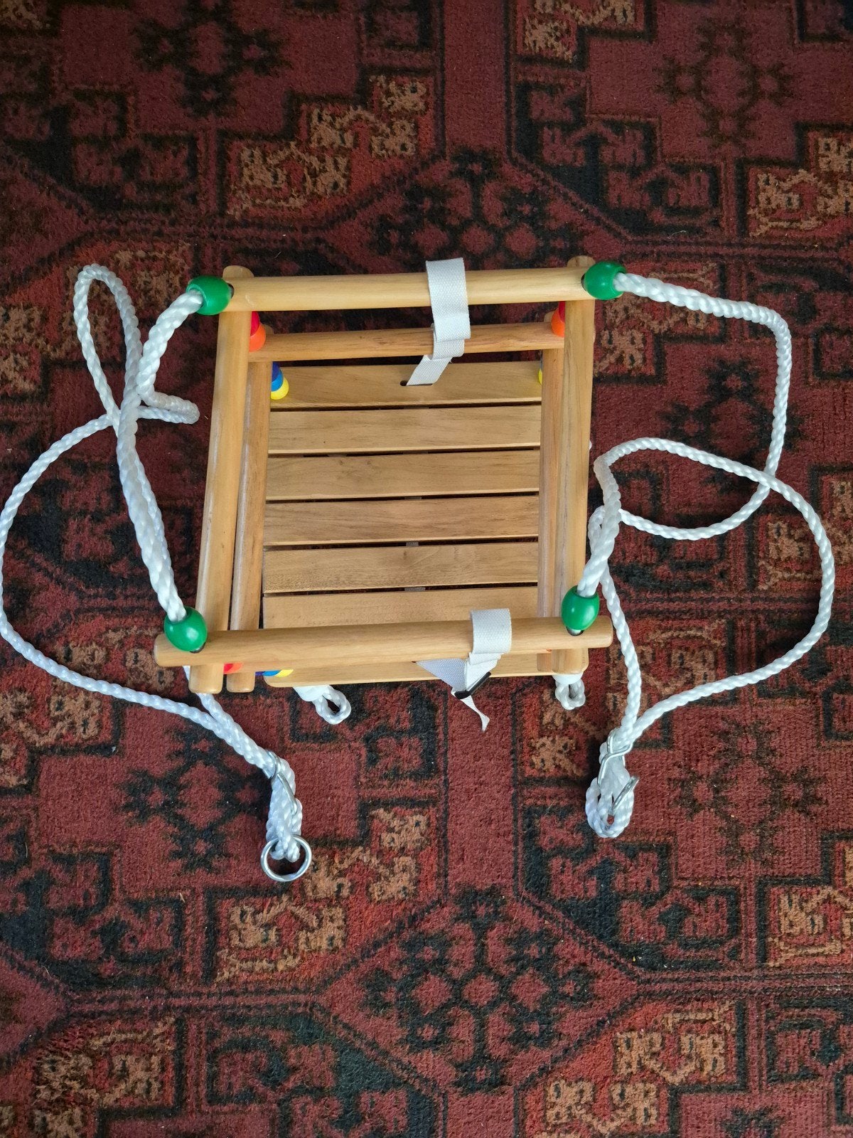 Houten babyschommel, veilig, sterk., Ophalen of Verzenden