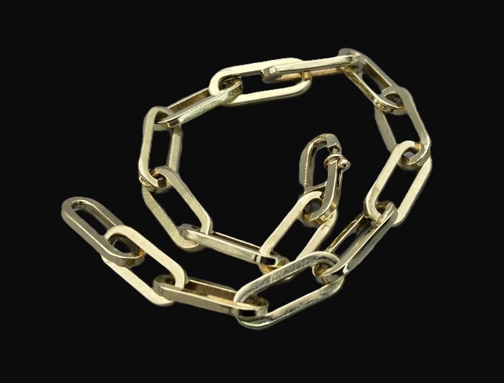 Gouden vintage closed for ever armband. 2025/626. 14.9 Gram, ., Ophalen of Verzenden, Zo goed als nieuw, .