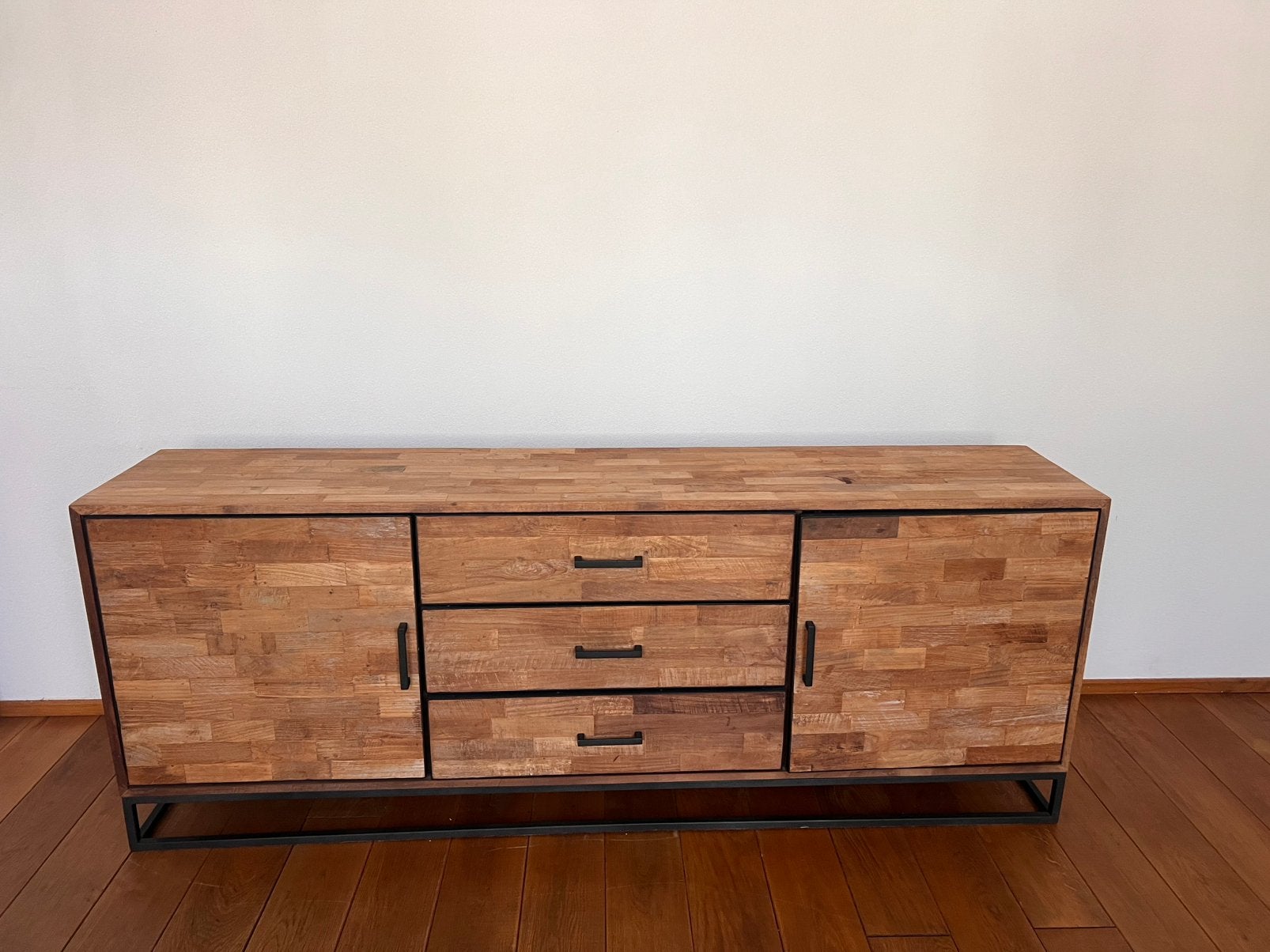 Teak hout dressoir, Ophalen, Gebruikt, Teakhout, 200 cm of meer