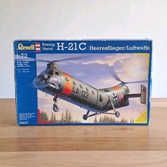 Revell Boeing Vertol H-21C Heeresflieger/Luftwaffe 1:72, Hobby en Vrije tijd, 1:72 tot 1:144, Nieuw, Ophalen of Verzenden, Revell